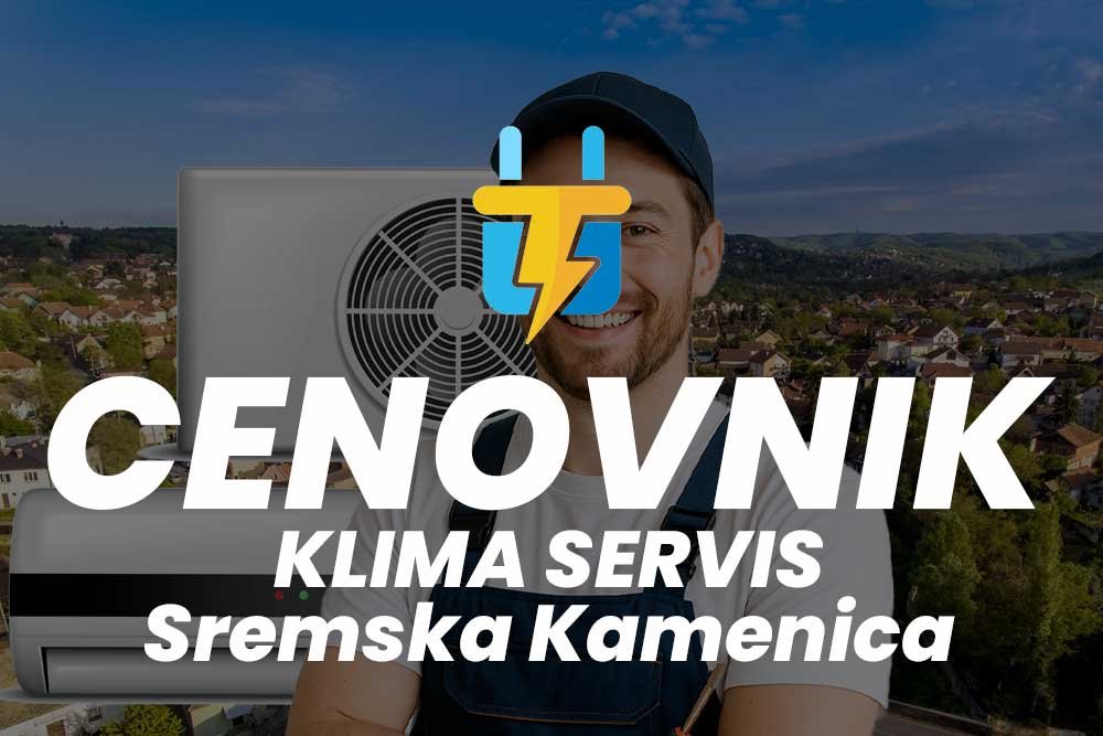 Klima servis Sremska Kamenica cenovnik