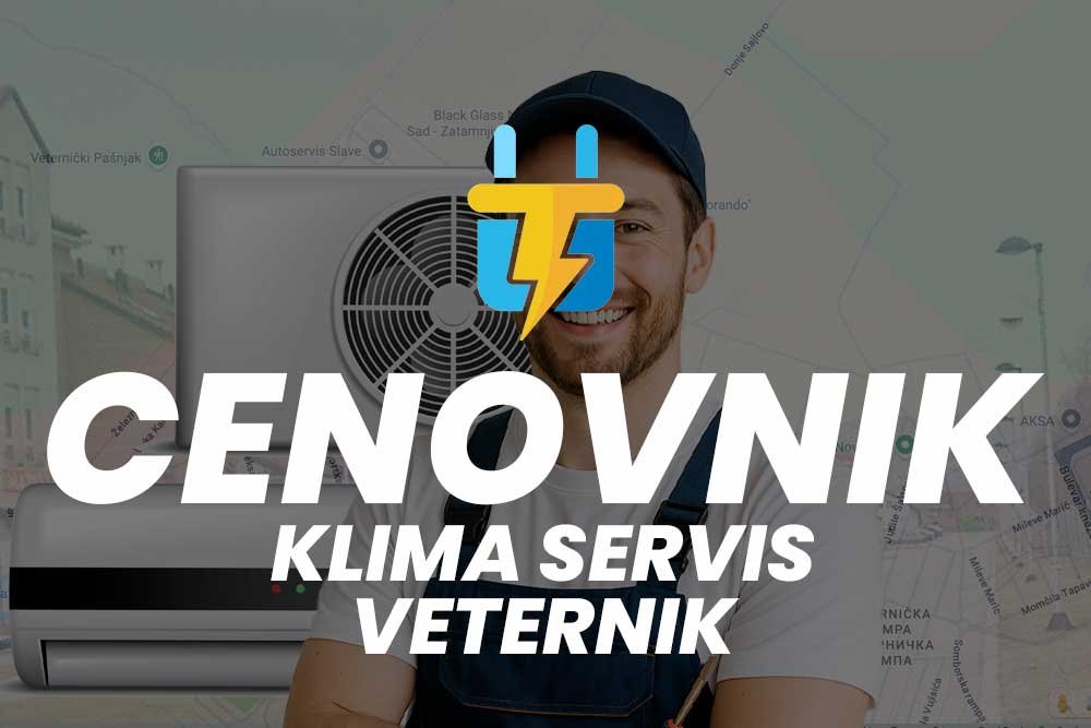Klima servis Veternik cenovnik